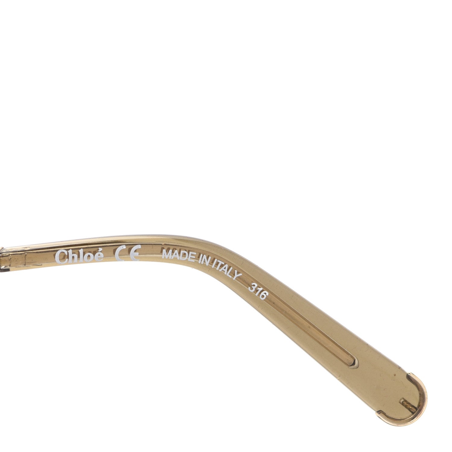 Chloe Oversized Round Milla Sunglasses CE125S Gold Havana 6 of 6