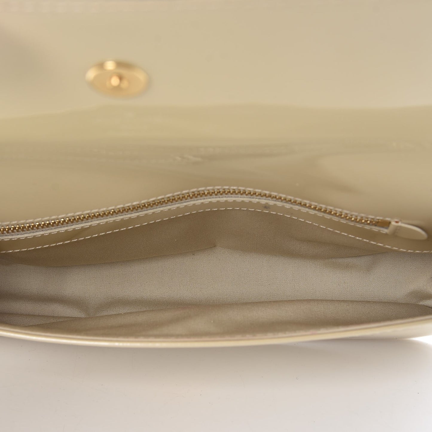 Patent Sobe Clutch Blanc Corail
