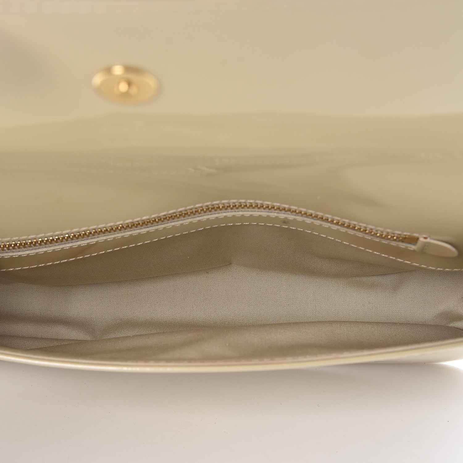 Louis Vuitton Patent Sobe Clutch Blanc Corail 5 of 7