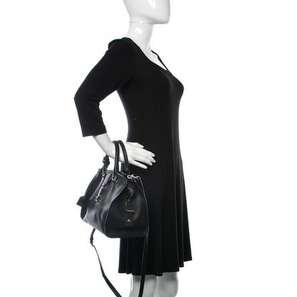 Saint Laurent Smooth Calfskin Small Monogram Cabas Black 3 of 10