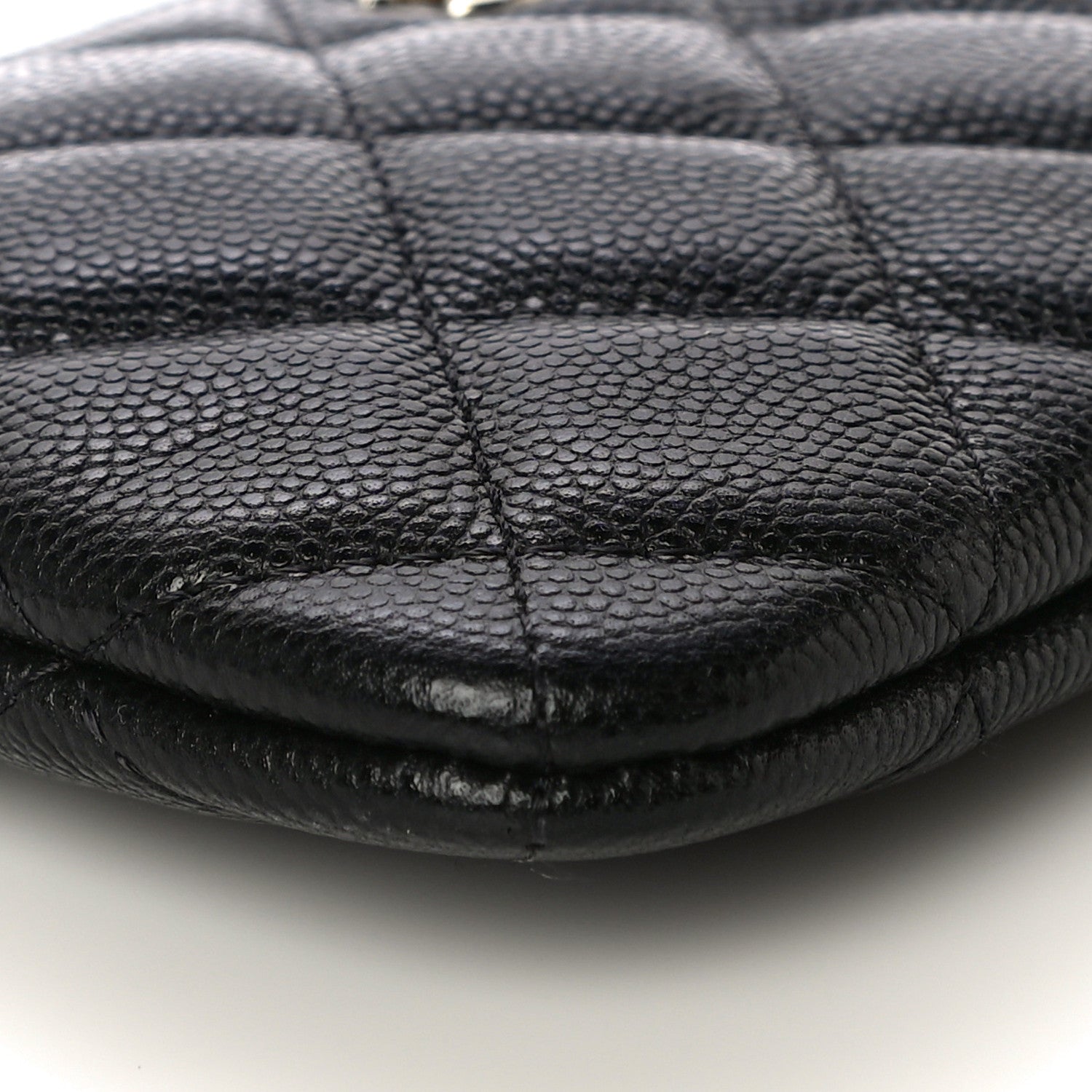 Chanel Caviar Quilted Small Cosmetic Case Black 9 of 10