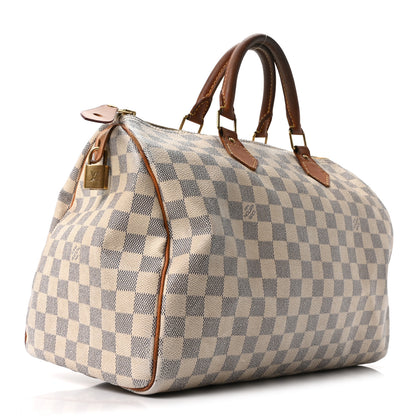 Louis Vuitton Damier Azur Speedy 35 3 of 9