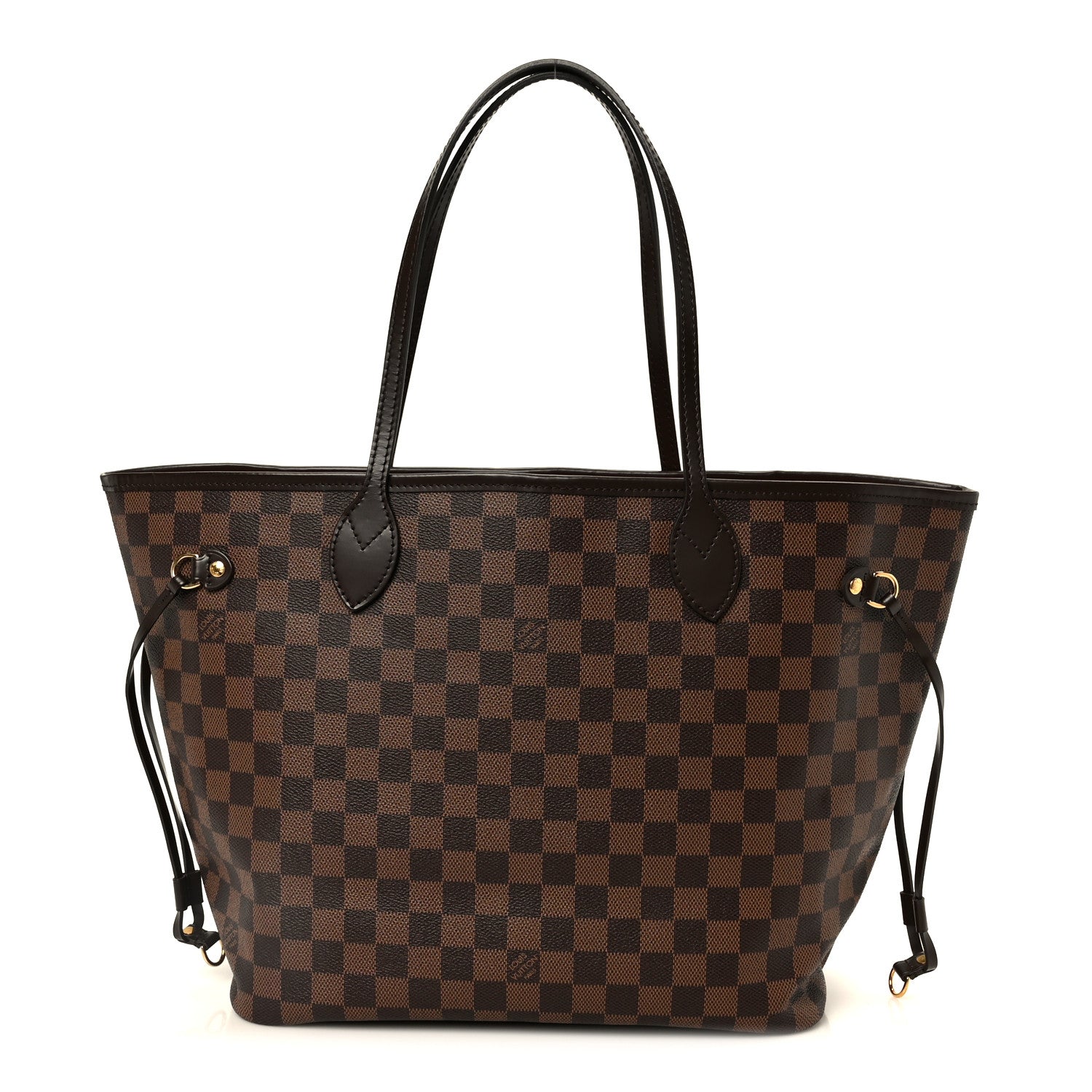Louis Vuitton Damier Ebene Neo Neverfull MM Rose Ballerine 1 of 10