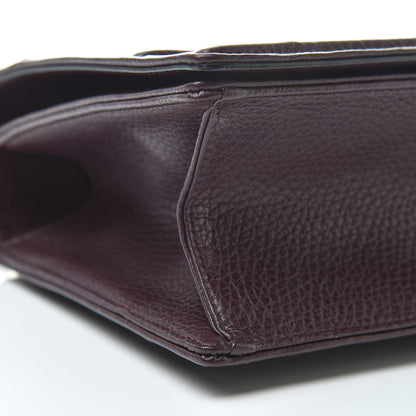 Christian Dior Grained Calfskin Medium Diorama Flap Bag Amaranth 10 of 12
