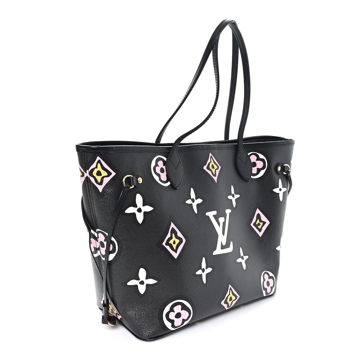 Louis Vuitton Monogram Giant Wild at Heart Neverfull MM Black 4 of 11