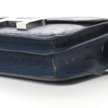 Hermes Ostrich Constance 18 Bleu Roi 10 of 11