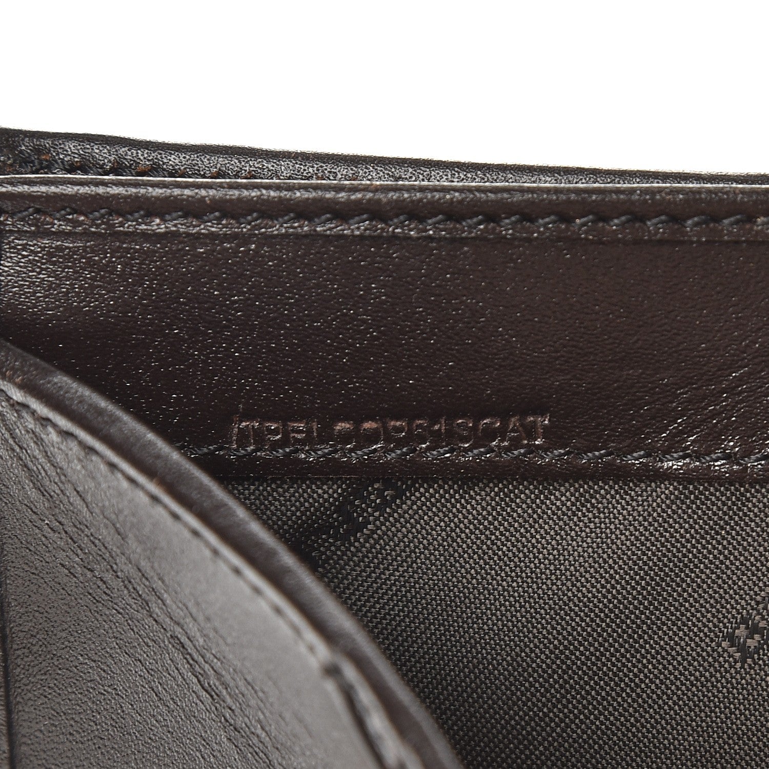 Burberry Haymarket Check Medium Leighton Wallet Chocolate 7 of 8