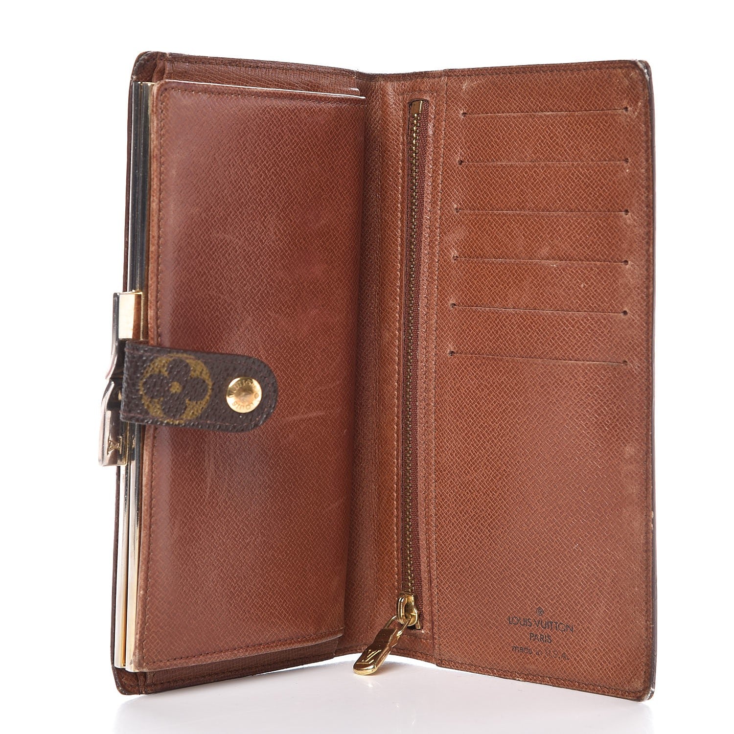 Louis Vuitton Monogram Continental French Purse Wallet 5 of 10