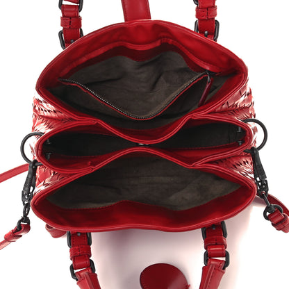Bottega Veneta Light Calf Intrecciato Small Roma Fraise 4 of 14