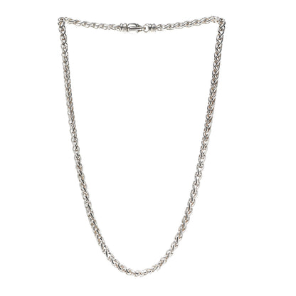 David Yurman Sterling Silver 4mm Wheat Chain Necklace 3 of 4