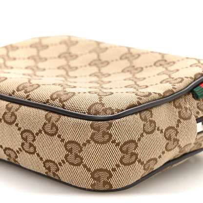 Gucci GG Supreme Monogram Calfskin Mini Crossbody Bag Beige Ebony New Acero 10 of 11