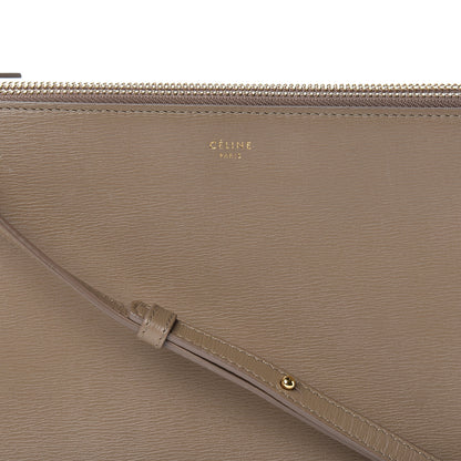 Celine Lambskin Large Trio Crossbody Bag Taupe 12 of 14