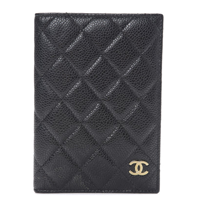 Chanel Caviar Quilted Passport Holder Black 1 of 9