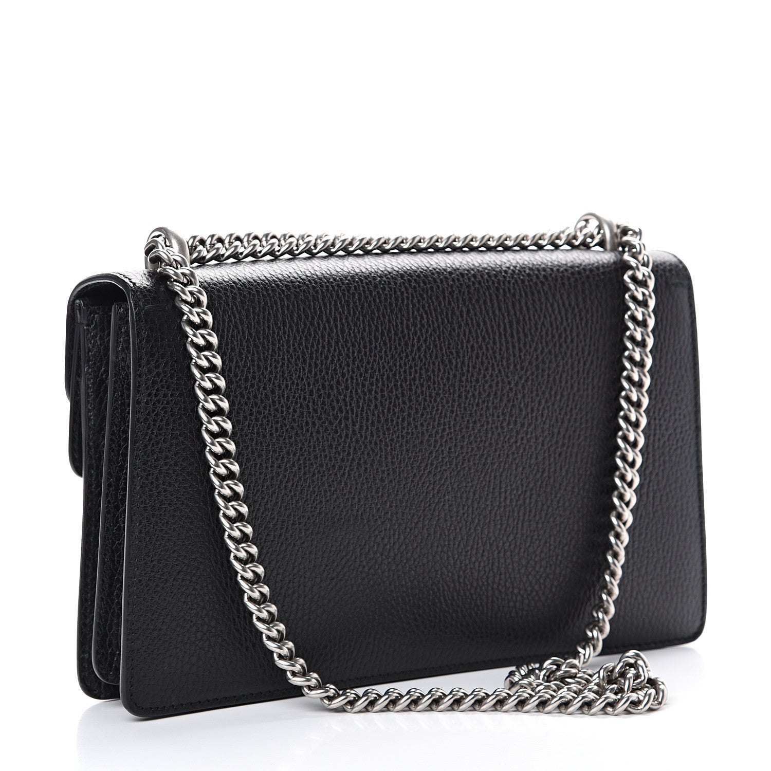 Gucci Pebbled Calfskin Small Dionysus Shoulder Bag Black 2 of 9