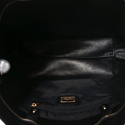 Salvatore Ferragamo Calfskin Medium Tote Black 5 of 9