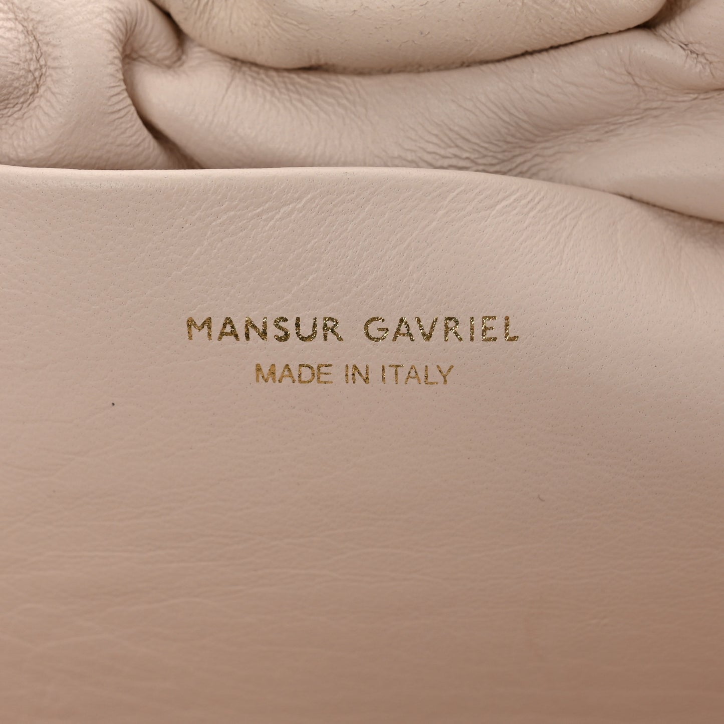 Lambskin Cloud Clutch White