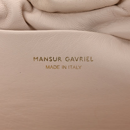 Mansur Gavriel Lambskin Cloud Clutch White 6 of 13
