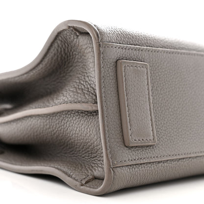 Saint Laurent Grained Calfskin Nano Supple Sac De Jour Fog 10 of 16
