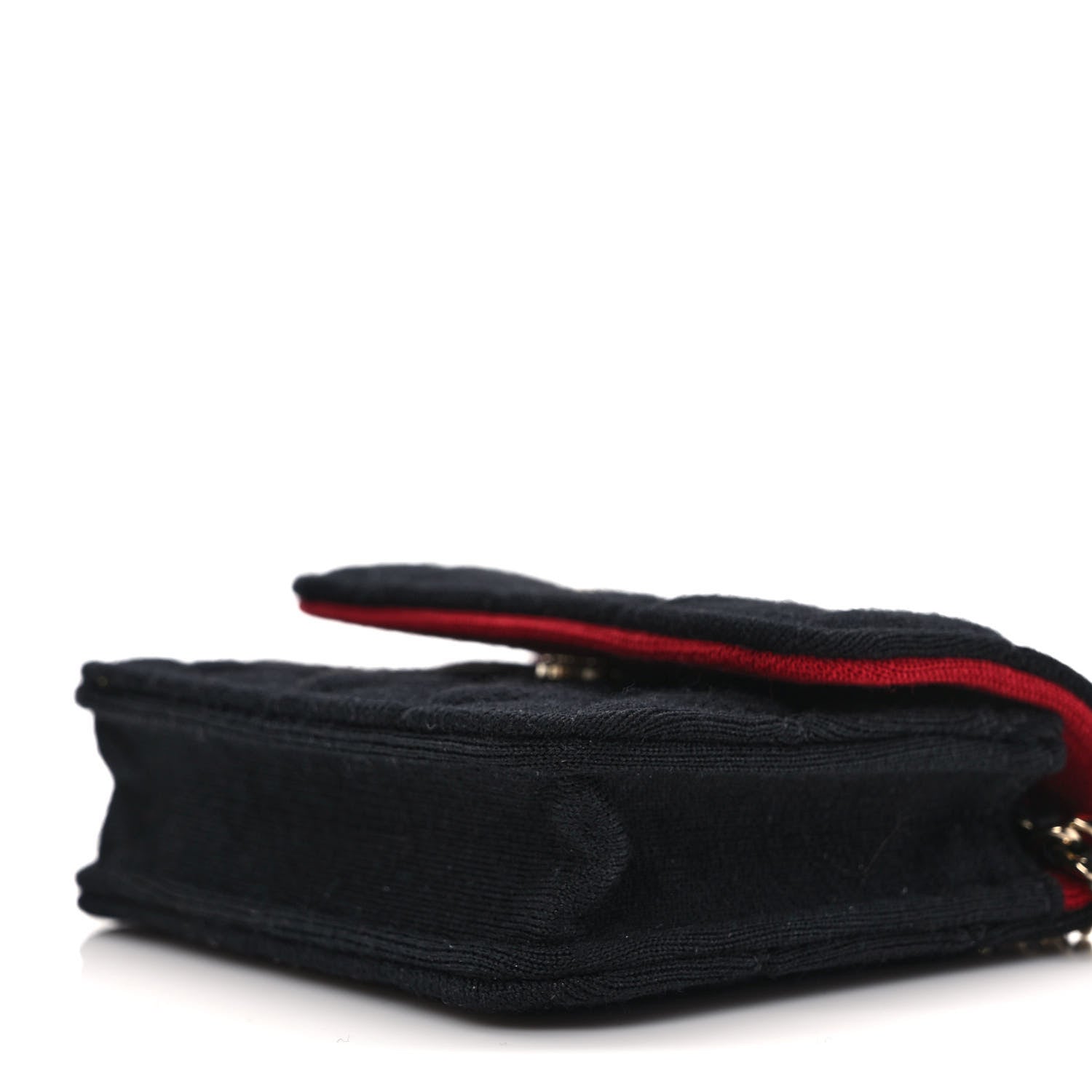 Chanel Jersey Quilted Micro Mini Flap Black 9 of 11