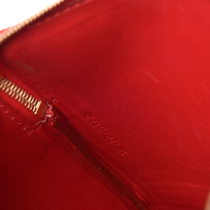 Celine Lambskin Bi-Color Solo Clutch Pouch Raspberry Butter 8 of 8