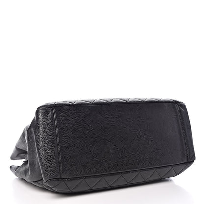 Chanel Caviar Quilted Grand Shopping Tote GST Black 4 of 19