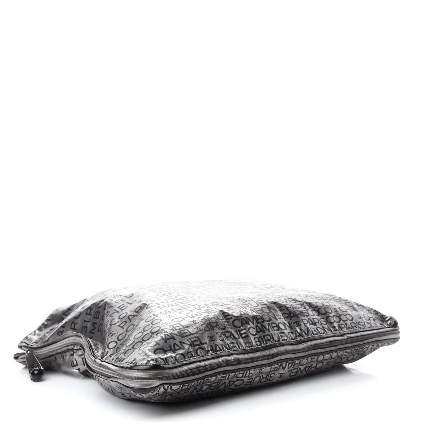 Coated Canvas Unlimited Large Tote Argent Fonce