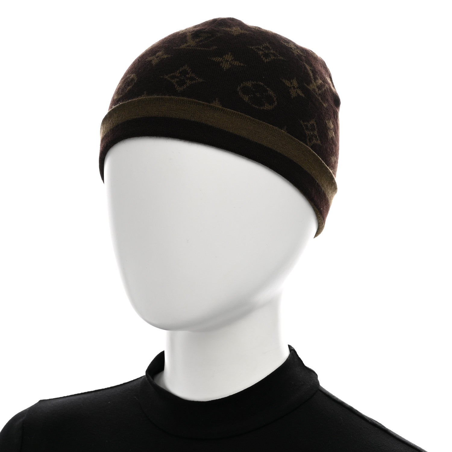 Louis Vuitton Monogram Cashmere Silk Beanie 2 of 5
