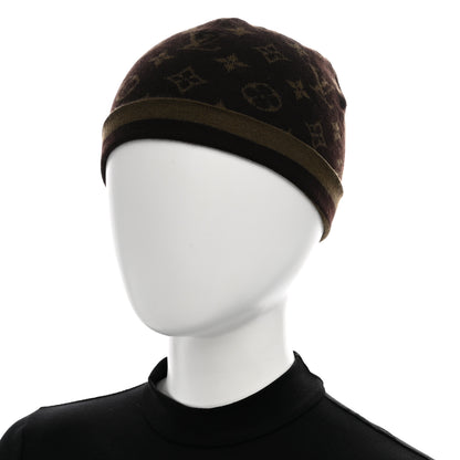 Louis Vuitton Monogram Cashmere Silk Beanie 2 of 5