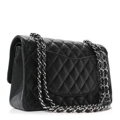 Chanel Caviar Quilted Medium Double Flap Black 3 of 10