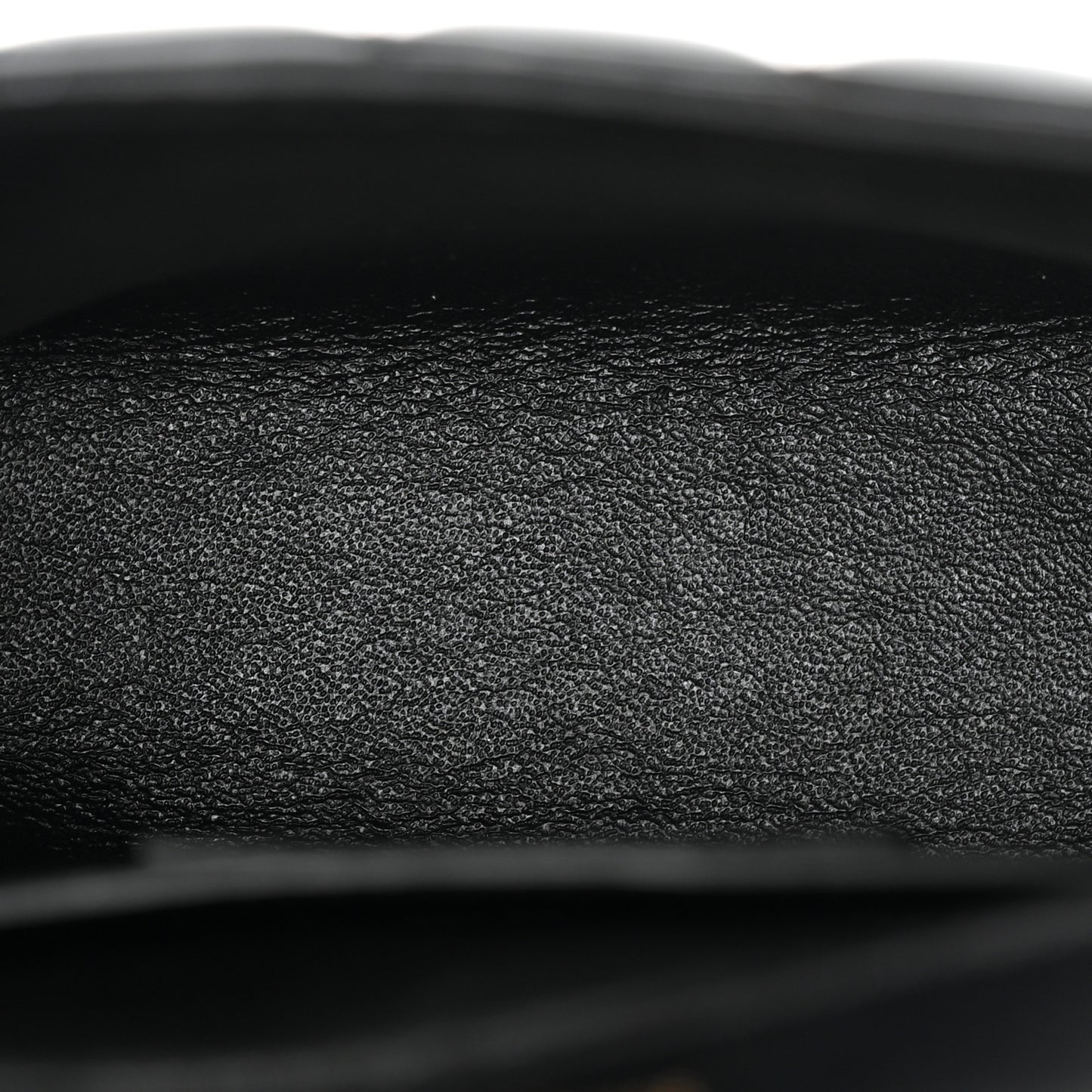 Patent Calfskin Matelasse Monogram Small Vicky Chain Bag Black