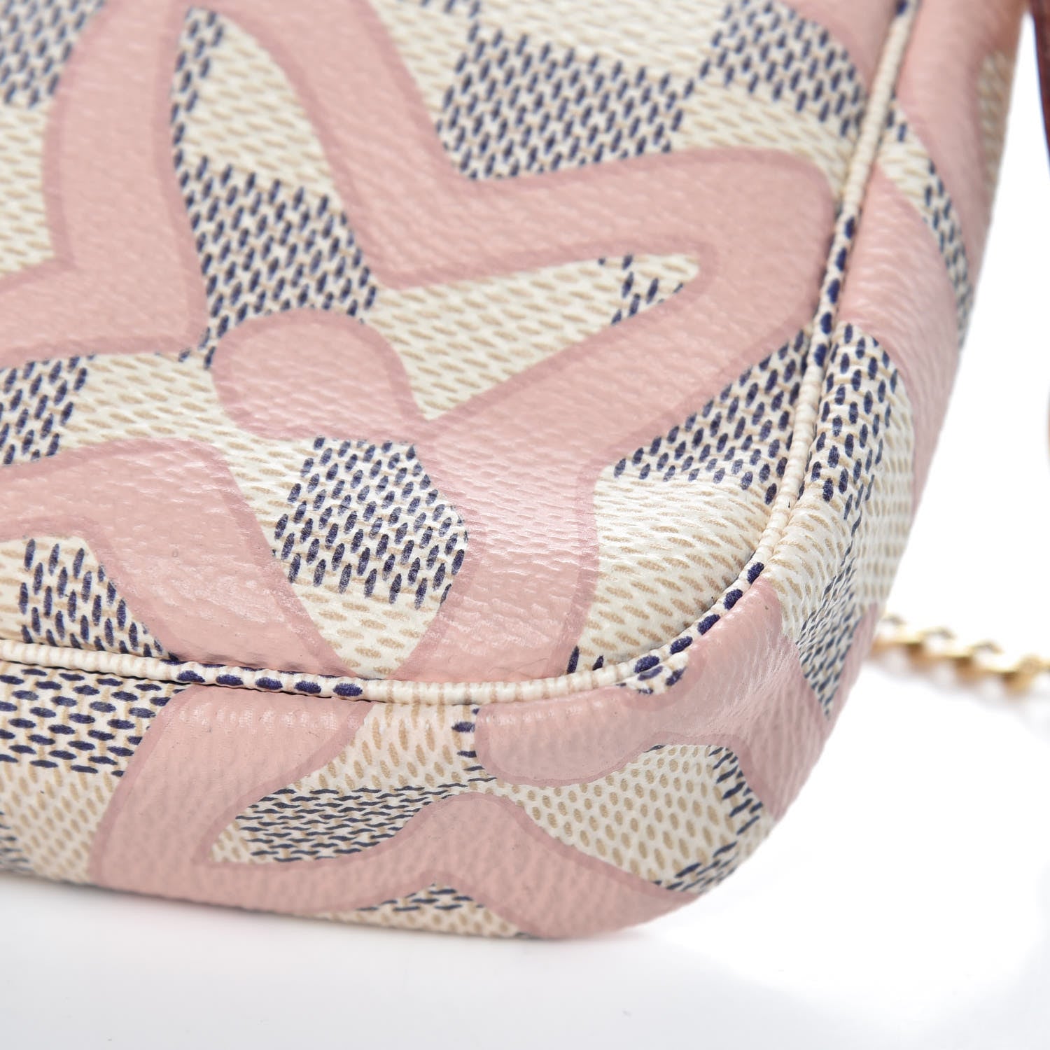 Louis Vuitton Damier Azur Tahitienne Mini Pochette Accessories 10 of 11