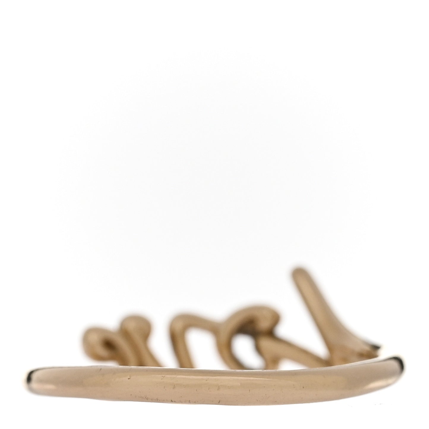 18K Yellow Gold Mini Paloma's Graffiti Love Ring 54 7