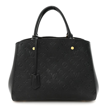 Louis Vuitton Empreinte Montaigne MM Black 1 of 9