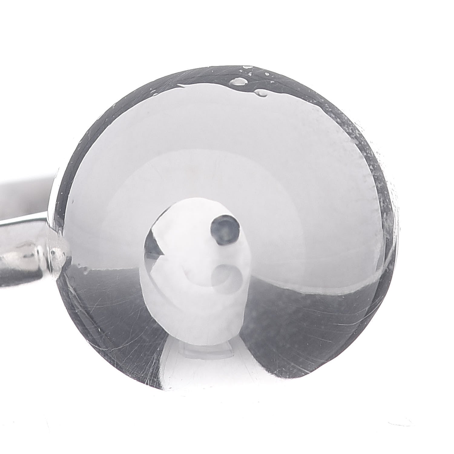 Tiffany Sterling Silver 12mm HardWear Ball Ring 53 6.5 6 of 6