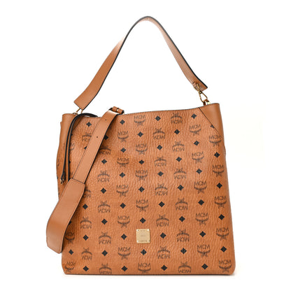 MCM Visetos Large Klara Hobo Cognac 1 of 9