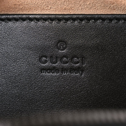 Gucci Calfskin Matelasse Small GG Marmont Chain Shoulder Bag Black 6 of 10