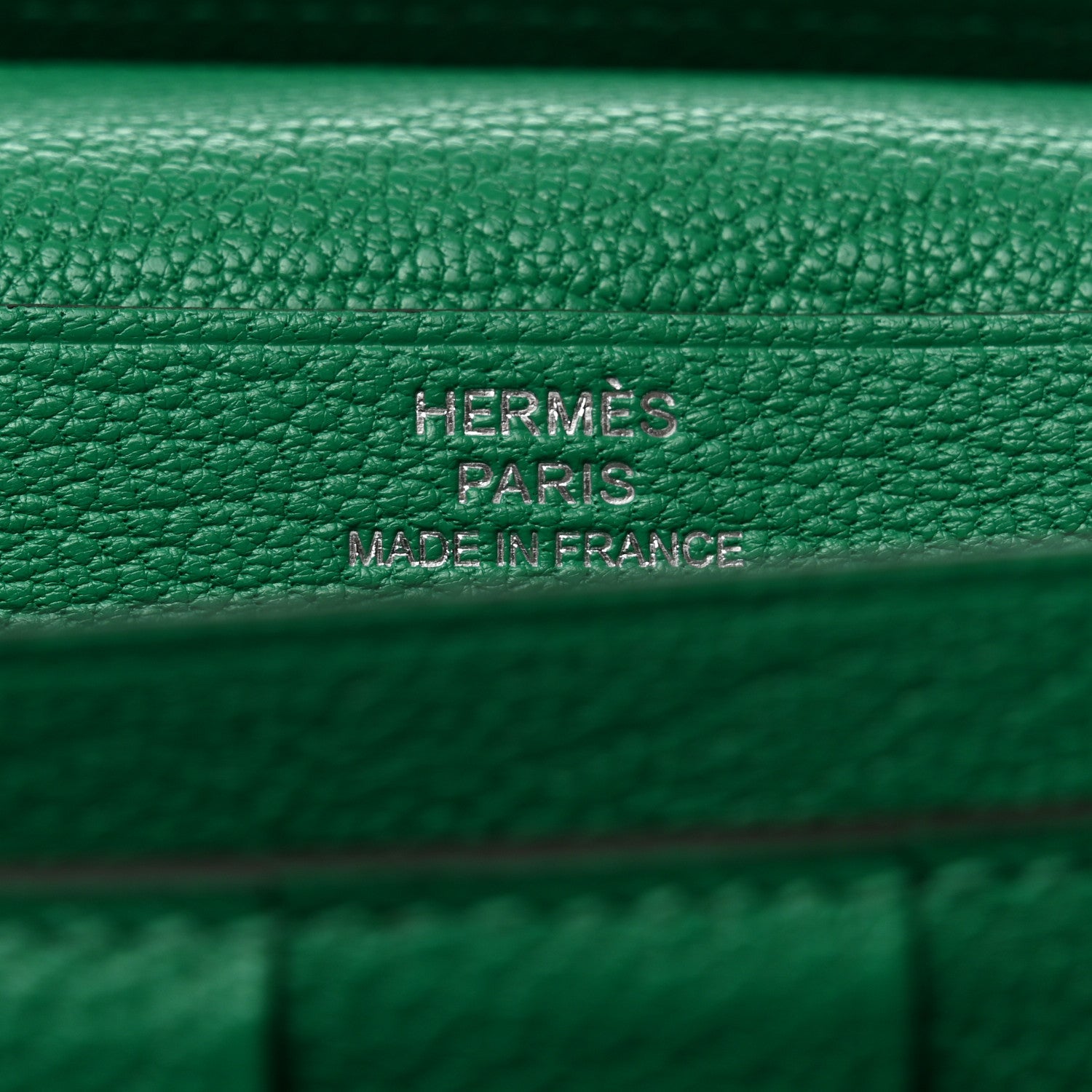 Hermes Chevre Mysore Bearn Gusset Wallet Menthe 6 of 8