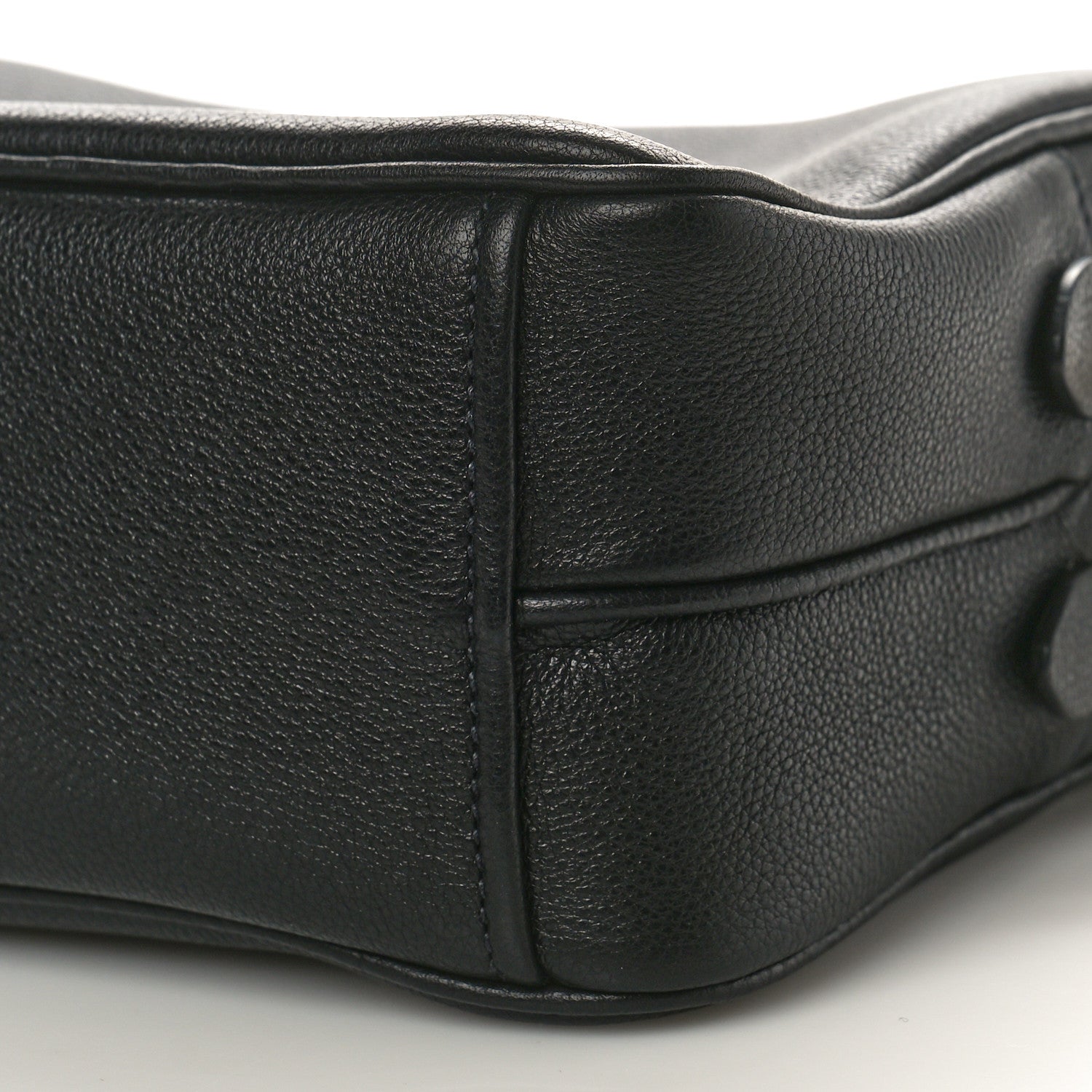 Prada Vitello Daino Medium Double Zip Shoulder Bag Black 10 of 10