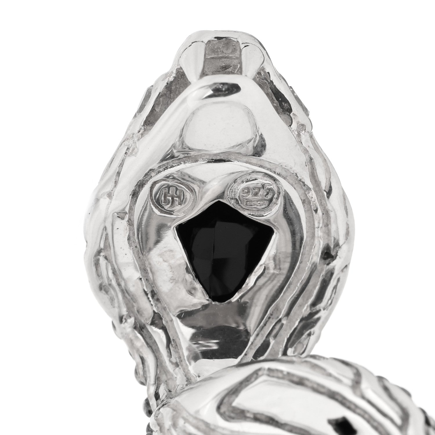John Hardy Sterling Silver Multi Gemstone Legends Cobra Ring 57 8 4 of 4