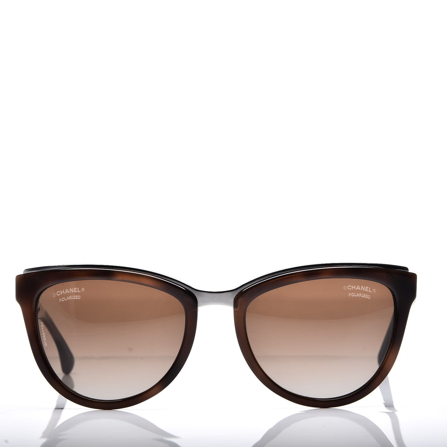 Lambskin Chain Polarized Sunglasses 5361-Q Brown