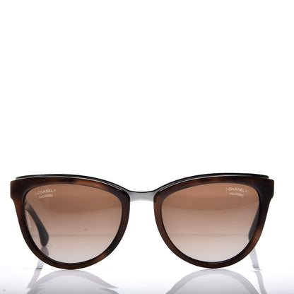 Chanel Lambskin Chain Polarized Sunglasses 5361-Q Brown 2 of 8