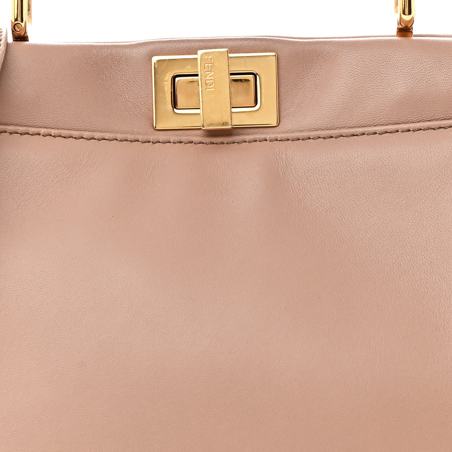 Fendi Nappa Mini Peekaboo Iconic Satchel Ratmusquet 9 of 15