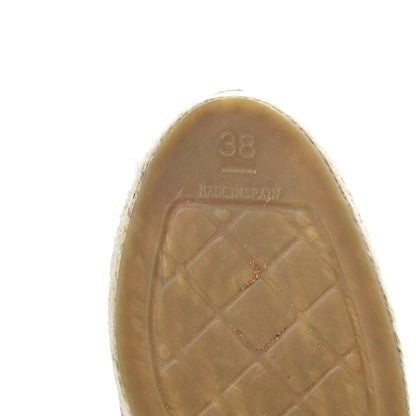Chanel Lambskin CC Espadrilles 38 Brown 7 of 12