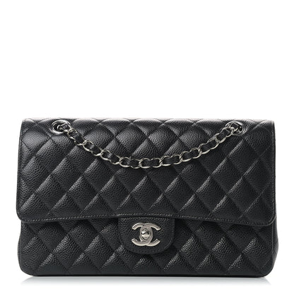 Chanel Caviar Quilted Medium Double Flap Black 1 of 11