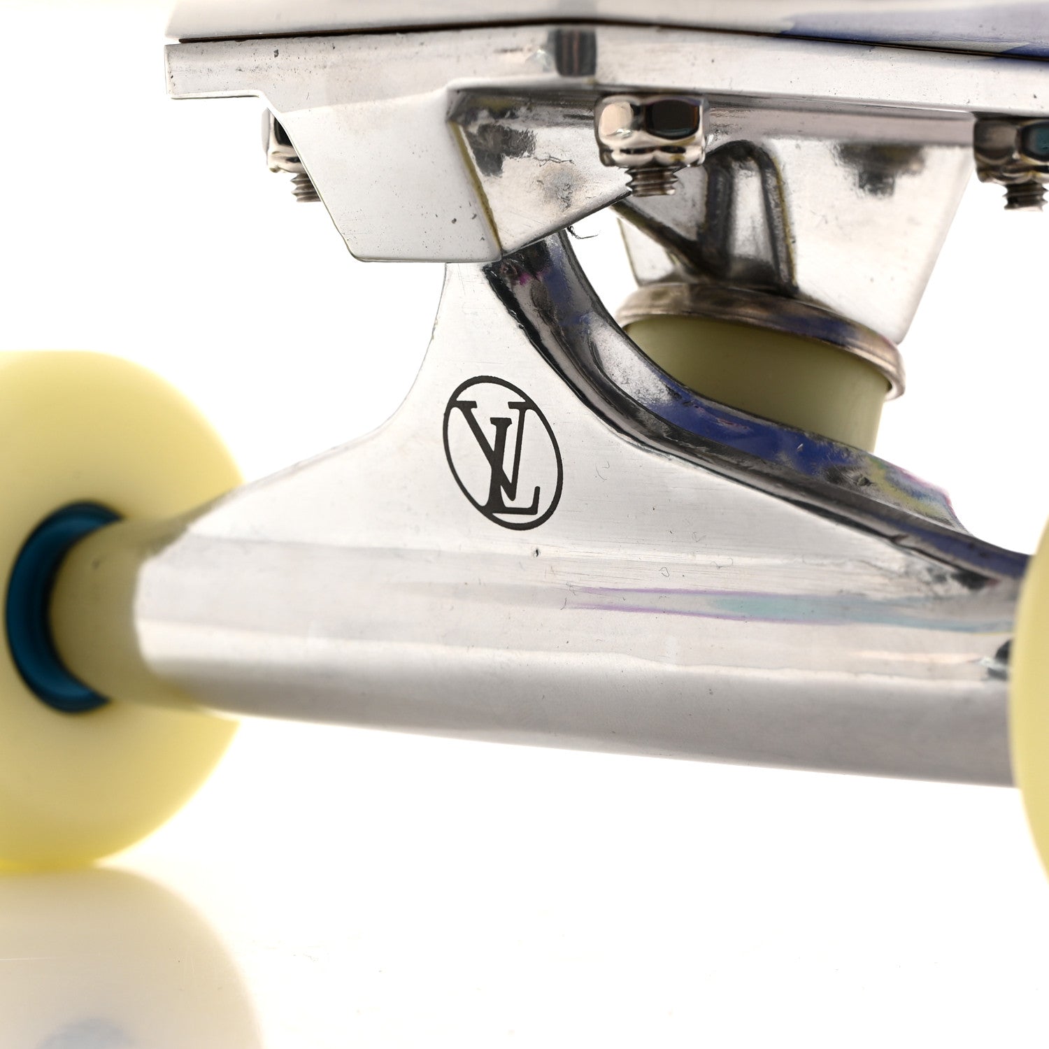 Louis Vuitton Monogram Watercolor Wood Skateboard Multicolor 4 of 9