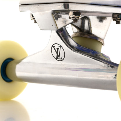 Louis Vuitton Monogram Watercolor Wood Skateboard Multicolor 4 of 9