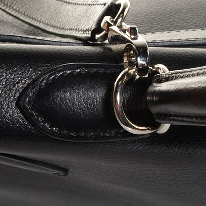 Hermes Evergrain Kelly Retourne 35 Black 28 of 28