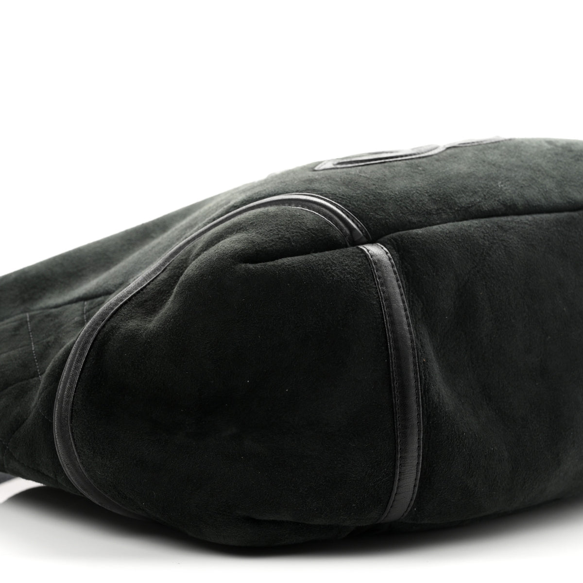 Suede Sparkling Winter Messenger Black
