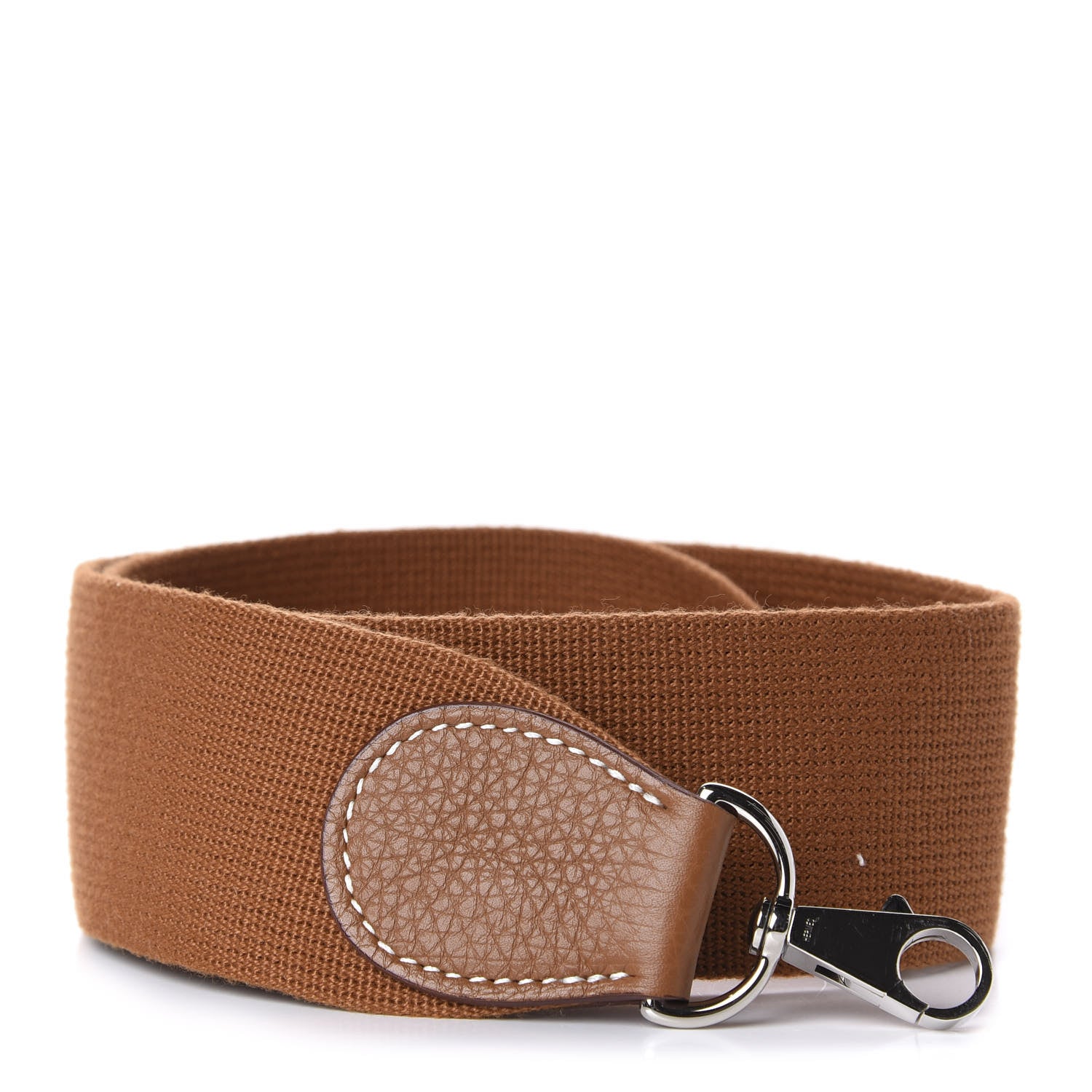 Hermes Toile Taurillon Clemence Shoulder Strap Gold 1 of 4