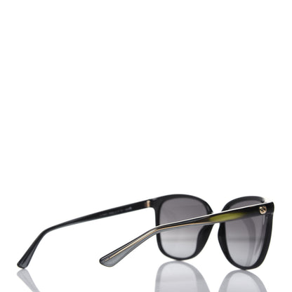 Gucci Acetate Square Frame Oversized Sunglasses GG3696/S Black 4 of 7